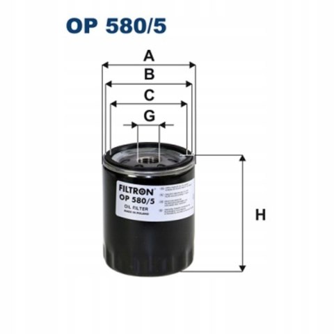 Filtron OP 580/5 Filtr oleju