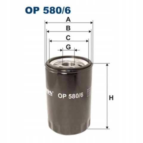 Filtron OP 580/6 Filtr oleju
