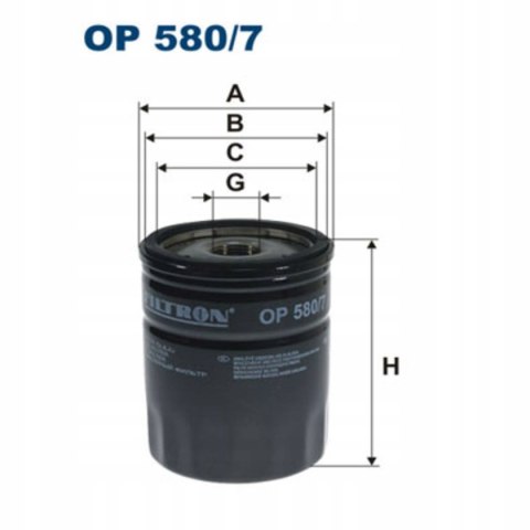 Filtron OP 580/7 Filtr oleju