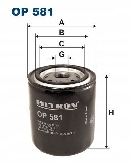 Filtron OP 581 Filtr oleju