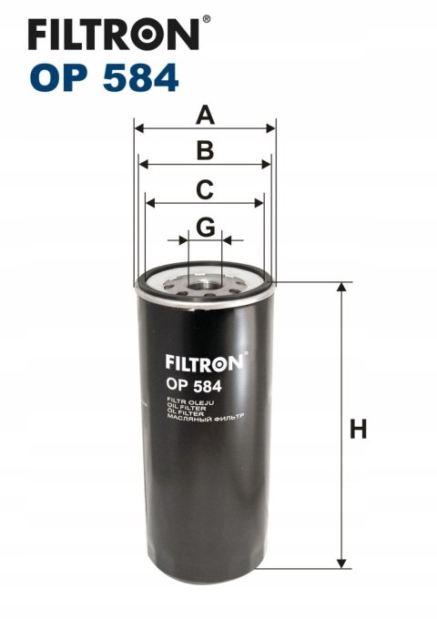 Filtron OP 584 Filtr oleju