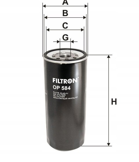 Filtron OP 584 Filtr oleju