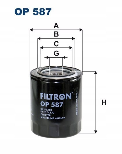 Filtron OP 587 Filtr oleju
