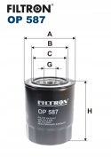 Filtron OP 587 Filtr oleju