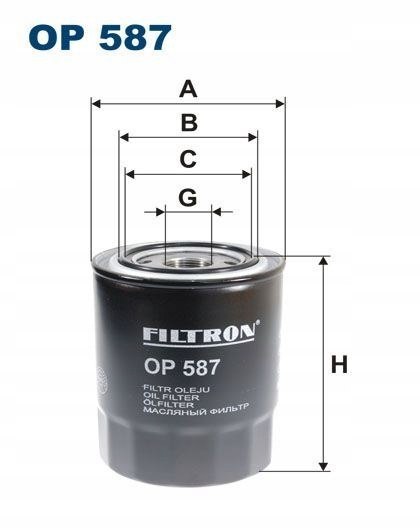 Filtron OP 587 Filtr oleju