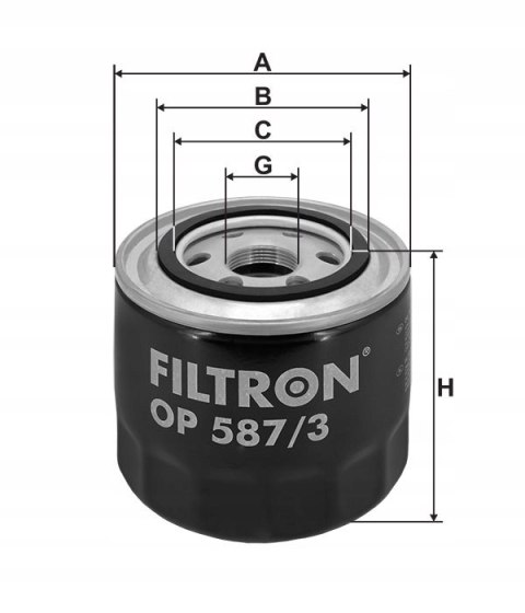 Filtron OP 587/3 Filtr oleju