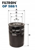 Filtron OP 588/1 Filtr oleju