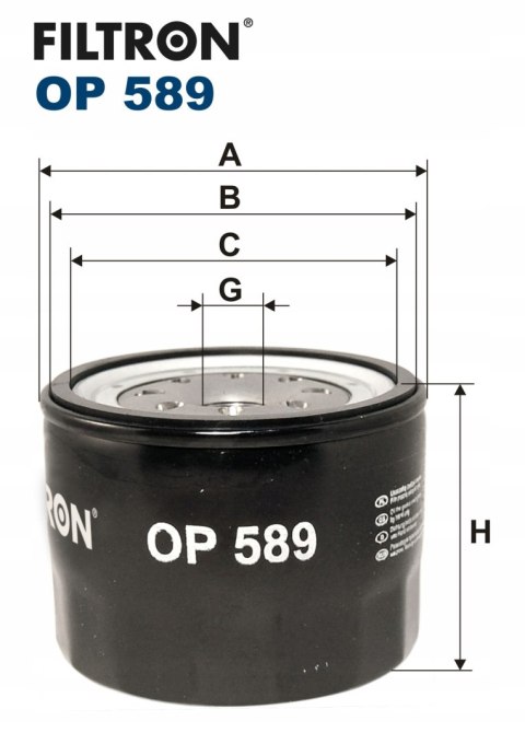 Filtron OP 589 Filtr oleju