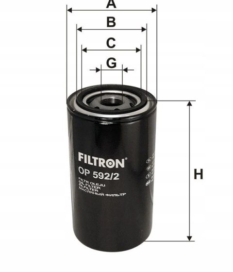 Filtron OP 592/2 Filtr oleju