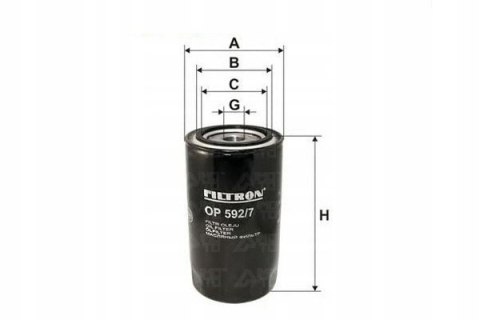 Filtron OP 592/7 Filtr oleju