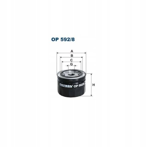 Filtron OP 592/8 Filtr oleju