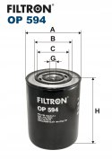 Filtron OP 592/8 Filtr oleju