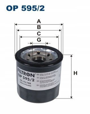 Filtron OP 595/2 Filtr oleju
