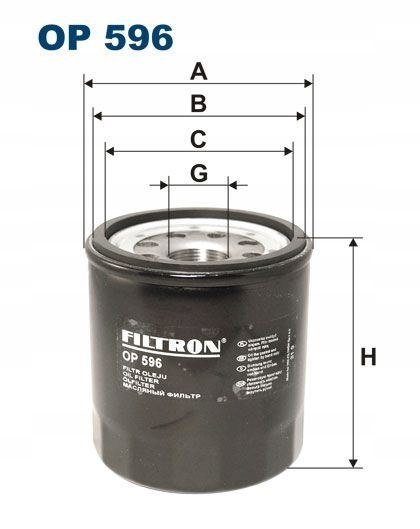 Filtron OP 596 Filtr oleju