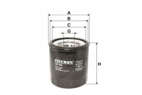 Filtron OP 596 Filtr oleju