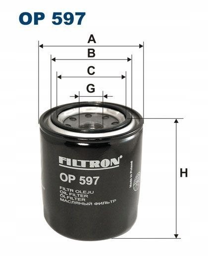 Filtron OP 597 Filtr oleju