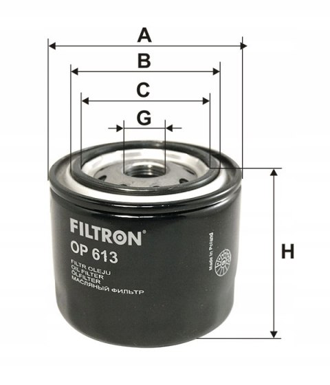 Filtron OP 613 Filtr oleju