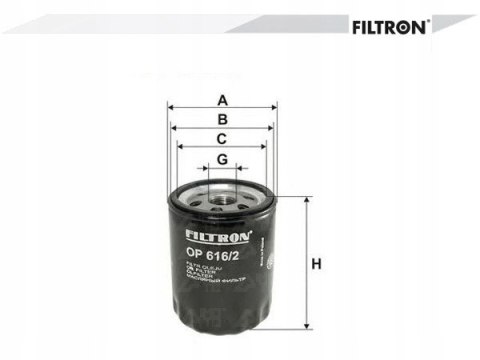 Filtron OP 616/2 Filtr oleju