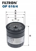 Filtron OP 616/4 Filtr oleju