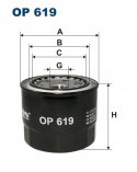 Filtron OP 619 Filtr oleju