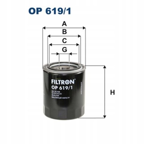 Filtron OP 619/1 Filtr oleju