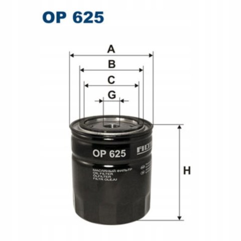 Filtron OP 625 Filtr oleju