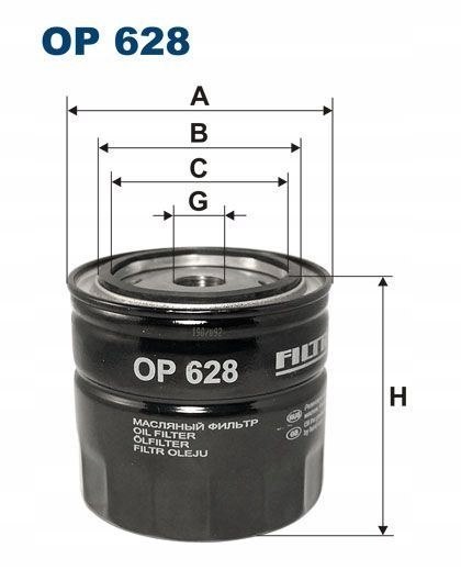 Filtron OP 628 Filtr oleju