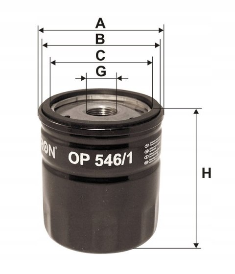 Filtron OP 629/3 Filtr oleju