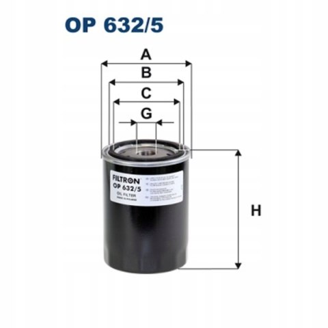Filtron OP 632/5 Filtr oleju