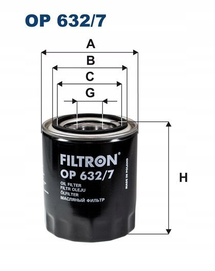 Filtron OP 632/7 Filtr oleju