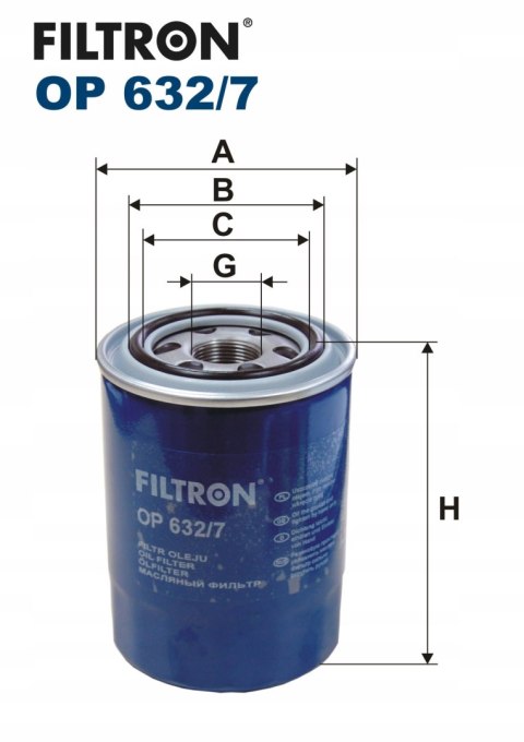 Filtron OP 632/7 Filtr oleju