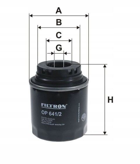 Filtron OP 641 Filtr oleju