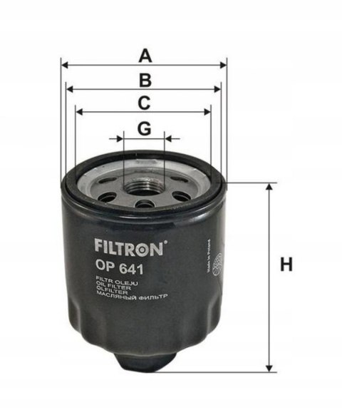 Filtron OP 641 Filtr oleju