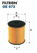 Filtron OE 672 Filtr oleju