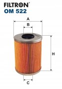 Filtron OM 522 Filtr oleju