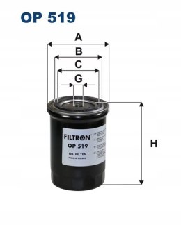 Filtron OP 519 Filtr oleju
