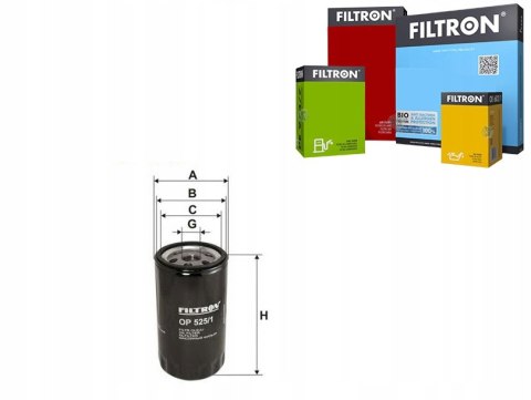 Filtron OP 525/1 Filtr oleju