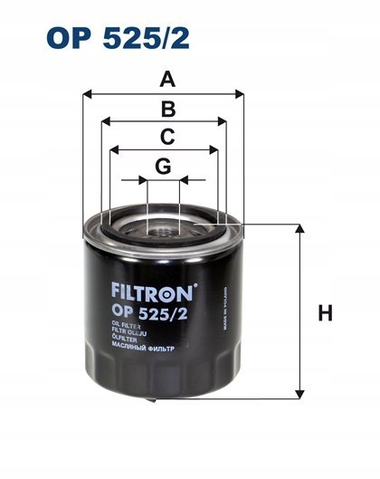 Filtron OP 525/2 Filtr oleju