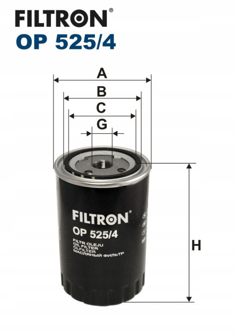 Filtron OP 525/4 Filtr oleju