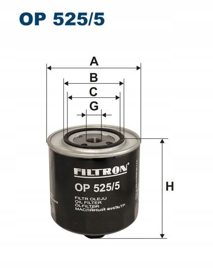 Filtron OP 525/5 Filtr oleju