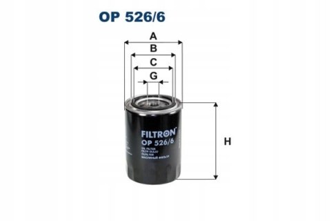 Filtron OP 526/6 Filtr oleju