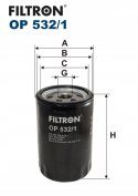 Filtron OP 532/1 Filtr oleju