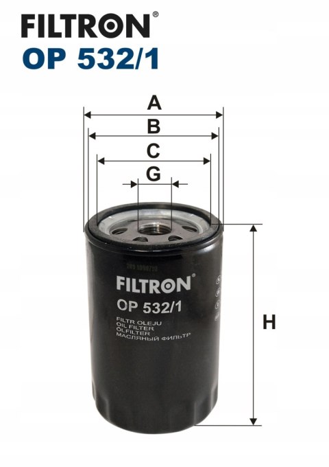 Filtron OP 532/1 Filtr oleju