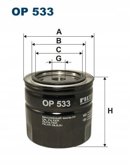 Filtron OP 533 Filtr oleju