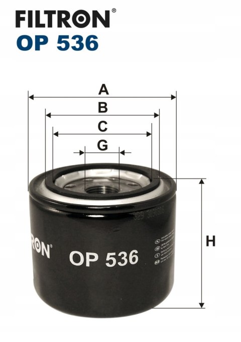 Filtron OP 536 Filtr oleju
