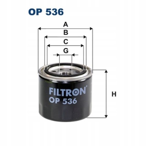 Filtron OP 536 Filtr oleju