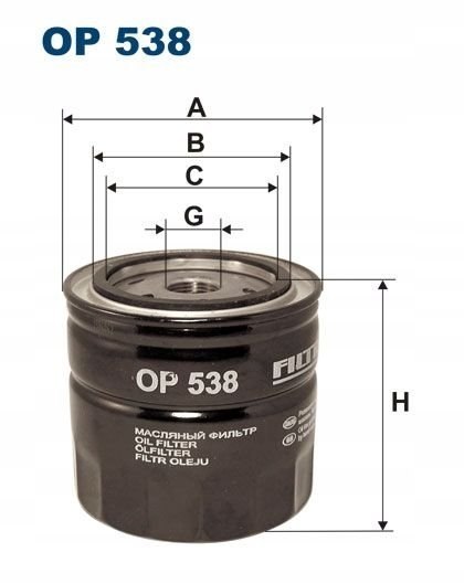 Filtron OP 538 Filtr oleju