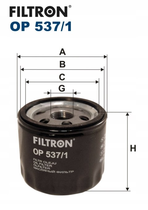 Filtron OP 539 Filtr oleju