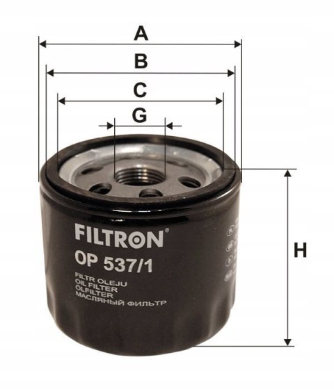 Filtron OP 539 Filtr oleju