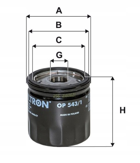 Filtron OP 543/1 Filtr oleju